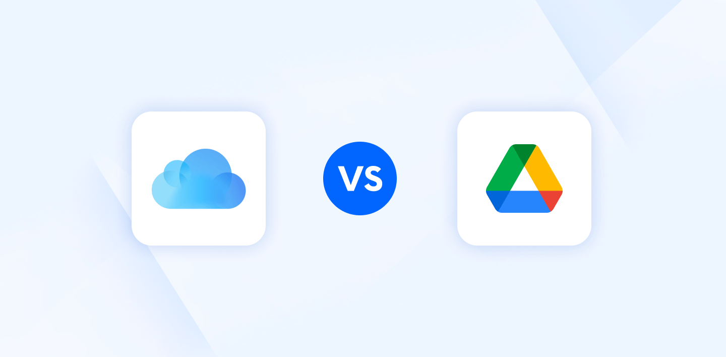 iCloud vs Googleドライブ：どの有名なクラウドサービスが最高でしたか？