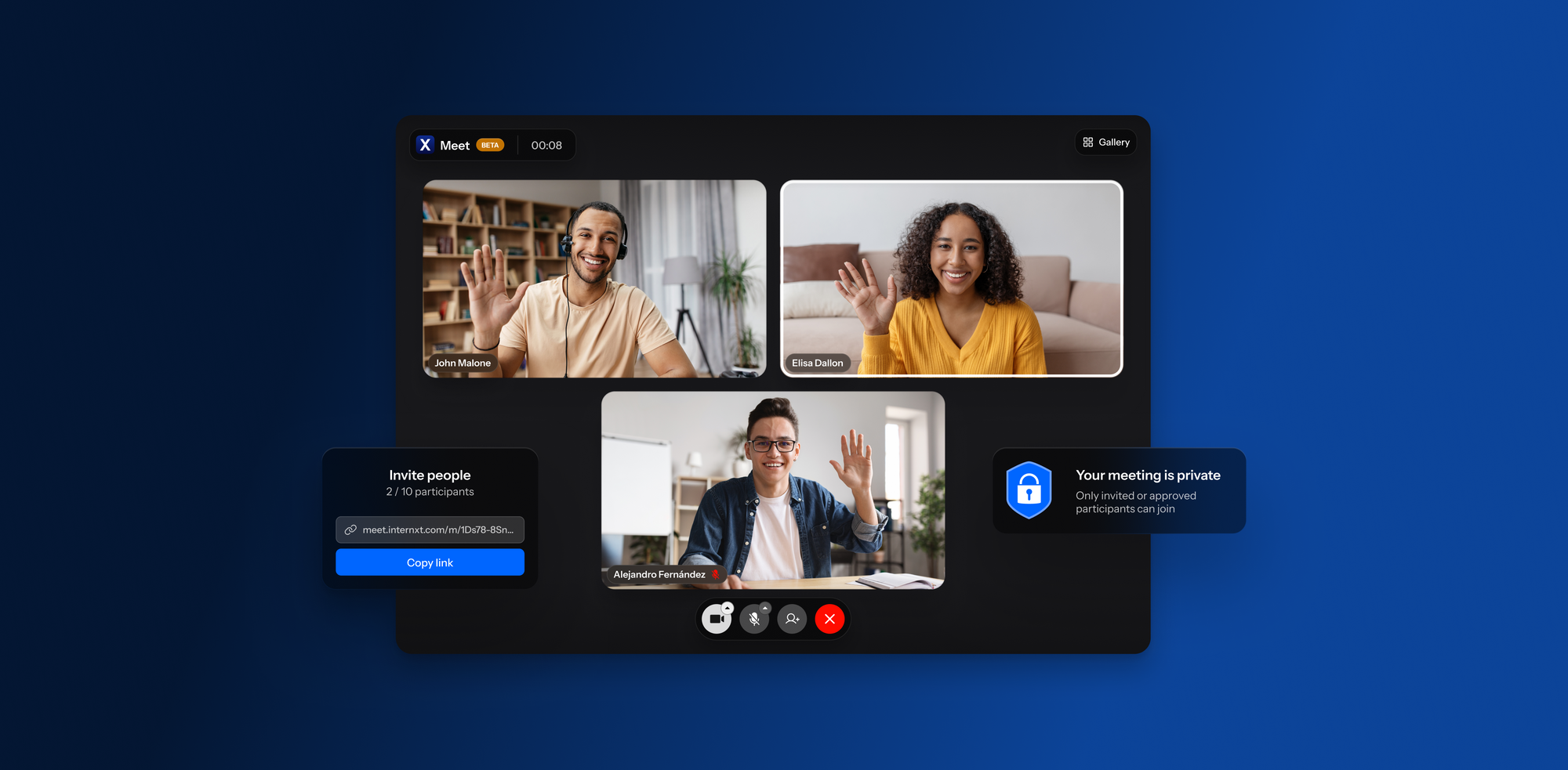 Internxt Meetが利用可能になりました！総プライバシーでビデオ通話をホストします