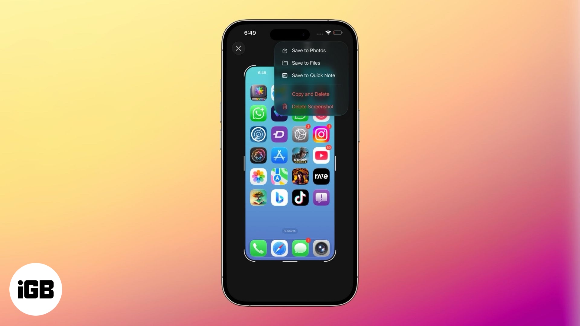 iOS 26のフルスクリーンスクリーンショットが嫌いですか？古いサムネイルビューを取り戻す方法は次のとおりです
