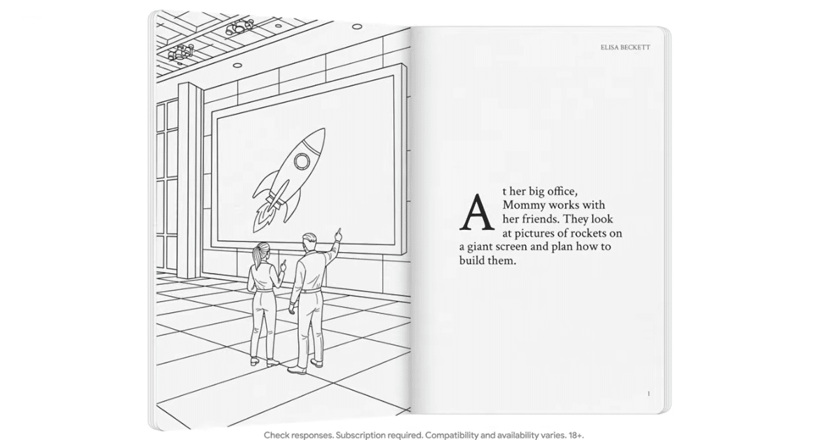Google GeminiがAIを搭載したストーリーブックを追加して、子供たちが読んだり想像したりするのに役立ちます