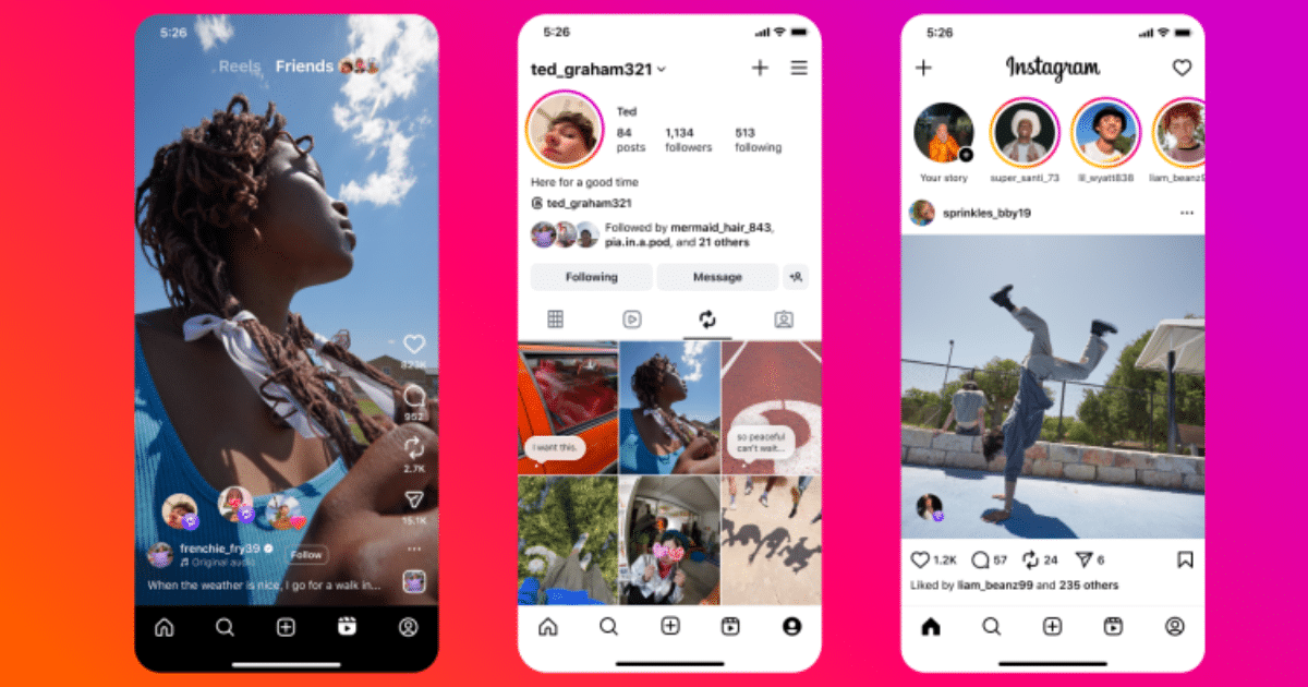Instagramは、Snapchatに似た再投稿フィードとマップ機能を追加します