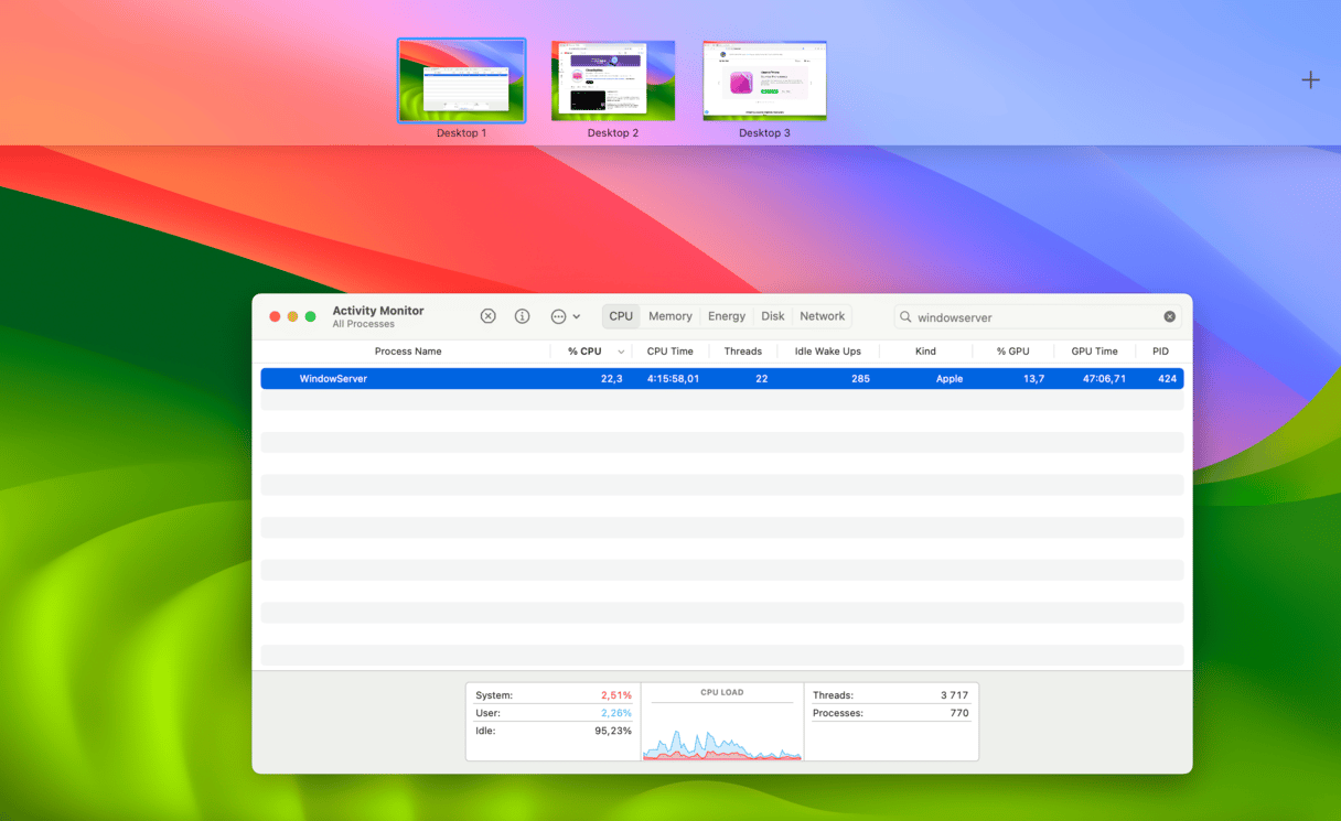 Macで複数のデスクトップを無効にする方法