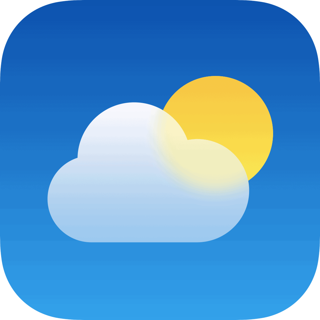 iPhoneの天気アプリの使い方と見方